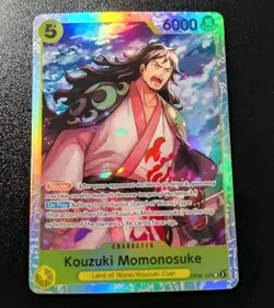 One Piece CCG Kouzuki Momonosuke SR Foil Card PRB-02 OP06-107 NM - Image 1