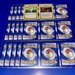 Complete 1st Edition Fossil Non-Holo Set 16-62 (NM/MINT) Vintage Pokemon Cards - Image 2