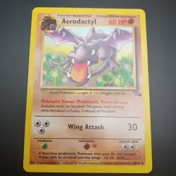 Aerodactyl 16/62 - Rare NON- HOLO- Fossil Set - Vintage WOTC Pokemon Card - NM/M - Image 1