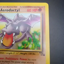 Aerodactyl 16/62 - Rare NON- HOLO- Fossil Set - Vintage WOTC Pokemon Card - NM/M - Image 3