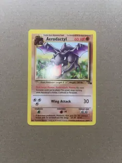 Aerodactyl 16/62 Non Holo Rare Fossil Set 1999 WOTC Pokemon Card NM MINT - Image 2