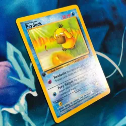 Psyduck - 53/62 - 1st Edition Fossil Set - Pokemon Card - LP - Image 3