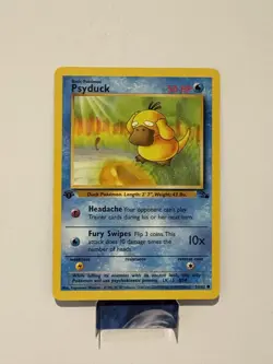 Psyduck 1st Edition Fossil 53/62 WOTC Vintage Pokemon LP/NM - Image 1