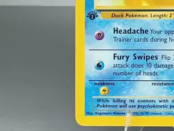 Psyduck 53/62 1st Edition Regular Non Holo WoTC Pokemon Fossil Set LP English - Image 3