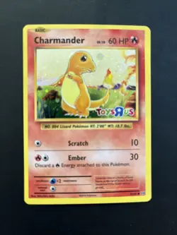 Charmander Cosmos Holo Toys R Us Promo Pokemon Card 2016 Evolutions 9/108 MINT - Image 1