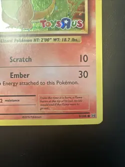 Pokemon Card - Charmander Toys R Us XY Promos 9/108 Holo - Image 5