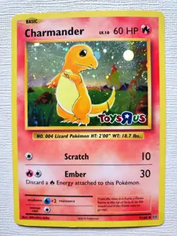 Pokemon Charmander #9/108 HOLO Rare PEvolution - Toys R Us Promo Card! - Image 1