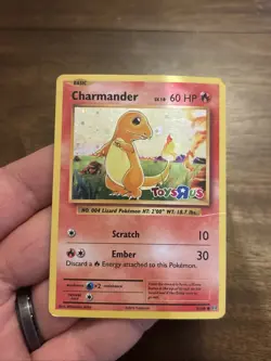Charmander Toys R Us Promo Pokemon Card 9/108 XY Evolutions Holo Fire TCG - Image 1