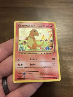 Charmander Toys R Us Promo Pokemon Card 9/108 XY Evolutions Holo Fire TCG - Image 2