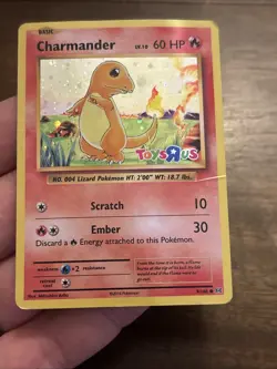 Charmander Toys R Us Promo Pokemon Card 9/108 XY Evolutions Holo Fire TCG - Image 4