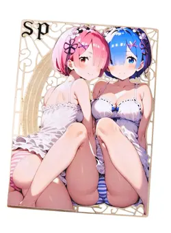 Goddess Waifu Anime Cards TCG | Re:Zero - Rem Ram [ METAL CARD ] limited edition - Image 2