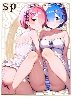 Goddess Waifu Anime Cards TCG | Re:Zero - Rem Ram [ METAL CARD ] limited edition - Image 3