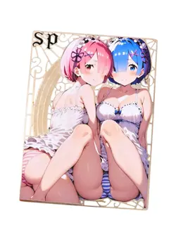 Goddess Waifu Anime Cards TCG | Re:Zero - Rem Ram [ METAL CARD ] limited edition - Image 4