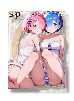 Goddess Waifu Anime Cards TCG | Re:Zero - Rem Ram [ METAL CARD ] limited edition - Image 5