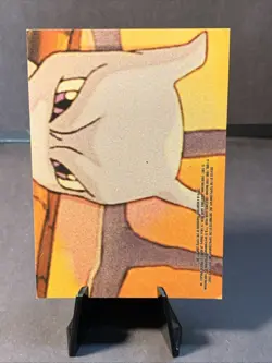 Topps 1999 Pokemon The Movie Sticker Series Card Meowth Blue Label Rare - Image 2
