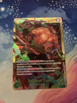 One Piece Roronoa Zoro OP06-118 Parallel Alt Art Card Game SEC-Wings of Captain - Image 1