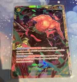 One Piece Roronoa Zoro OP06-118 Parallel Alt Art Card Game SEC-Wings of Captain - Image 2