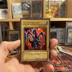 Luster Dragon Mfc-058 Magician's Force Unl Vintage Print Yugioh Card - Image 1