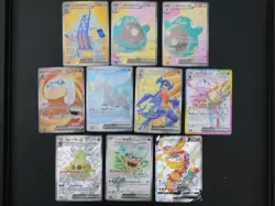 Pokemon TCG Full Art Ultra Rare EX & V LOT (B) 10x Cards NO DUPLICATES - Image 1