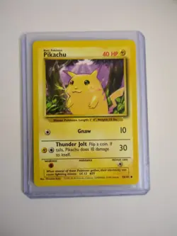 1999 Vintage Pokemon Card 58/102 Yellow Cheek Near Mint Great 👍 🔥. 🚒 - Image 1