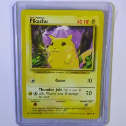 1999 Vintage Pokemon Card 58/102 Yellow Cheek Near Mint Great 👍 🔥. 🚒 - Image 4