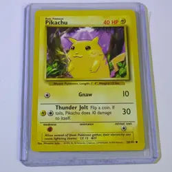 1999 Vintage Pokemon Card 58/102 Yellow Cheek Near Mint Great 👍 🔥. 🚒 - Image 5