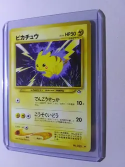 Japanese Pikachu No. 025 Neo Genesis Common Pokemon Card - Mint - Mint - Image 4