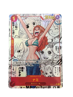 One Piece Card Nami OP01-016 Manga Alt Art comic parallel The Best Japanese - Image 1