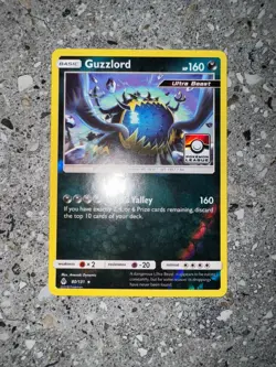 Pokemon TCG Cards Guzzlord 80/131 Forbidden Light Reverse Holo League Promo - Image 3