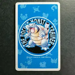 S2612 Nidorino 3 of Spades Blue Blastoise Deck Playing Poker Card Pokemon - Image 2