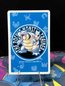 Pokemon Dragonair 10 of Spade Blue Blastoise Deck Playing Card Poker Nintendo NM - Image 2