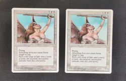 MTG 2X Serra Angel 4th Edition Magic The Gathering Unplayed - Image 1