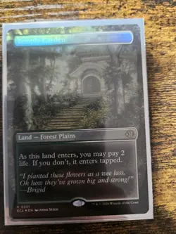 Temple Garden // Temple Garden - Foil Extended Art ECL NM MTG - Image 1
