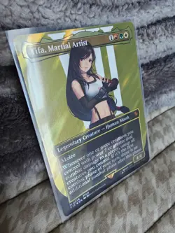 Tifa, Martial Artist, Borderless - Surge Foil, NM - FIC, MTG x Final Fantasy - Image 3
