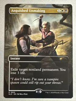 MTG / Anguished Unmaking / SLD / #1800 / Regular / Rare / NM - Image 1