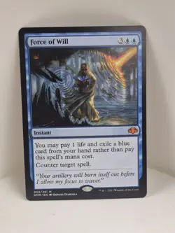 Force of Will 050/261 Dominaria Remastered DMR Mythic Rare NM MTG 2023 - Image 1
