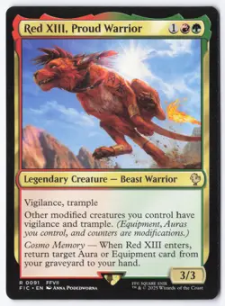 Red XIII, Proud Warrior R Commander: FINAL FANTASY 91 NM - Image 1