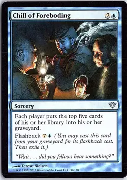 Chill of Foreboding U Dark Ascension 32 LP MTG - Image 1