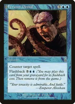 Fervent Denial (Foil) 86 MTG NM - Odyssey - Image 1