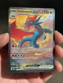 Pokemon Salamence ex 187/159 Sv09: Journey Together Holo - Image 1
