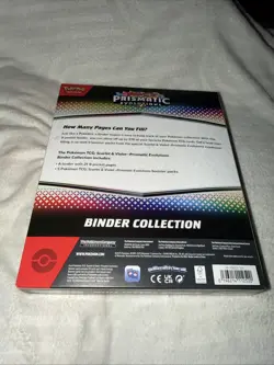 Pokemon Prismatic Evolutions Binder Collection Box Factory Sealed - Image 3