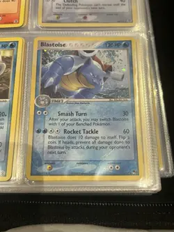 Pokemon POP Series 3 Promo Blastoise 1/17 Holo Rare DMG (PSA 1 Candidate!U) - Image 3