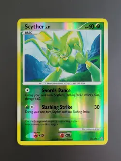Scyther - 49/100 - Uncommon - Reverse Holo English Pokemon Stormfront LP - Image 1