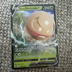 Hisuian Electrode V SWSH294 Holo Black Star Promo Sword Shield Pokemon #D - Image 1
