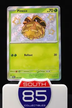 Pokemon TCG Pineco 099/091 Paldean Fates Shiny NM - Image 1