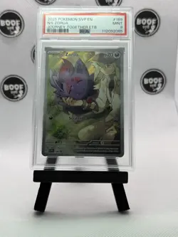 2025 Pokemon SVP EN N's Zorua #189 Journey Together ETB - PSA 9 MINT - Image 1