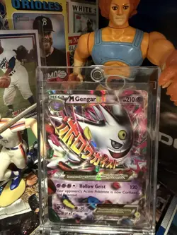 2016 POKEMON XY BLACK STAR PROMO COLLECTOR CHEST #XY166 M GENGAR EX-HOLO GRADE! - Image 1