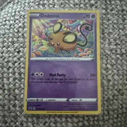 Dedenne SWSH080 Holo Black Star Promo Sword Shield Pokemon #D - Image 1