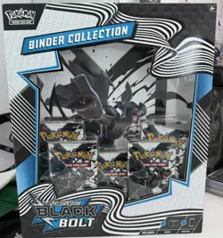 NEW! Pokemon TCG: Scarlet & Violet Black Bolt Binder Collection Factory Sealed - Image 1