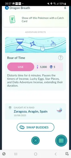 Pokemon Go Shiny Dialga ( Roar of Time ) - Image 2
